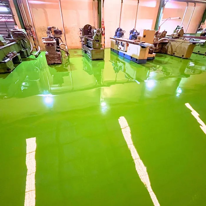 เคลือบพื้นไลน์ผลิตชิ้นส่วนอิเลคทรอนิกส์